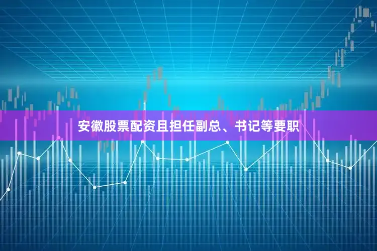 安徽股票配资且担任副总、书记等要职